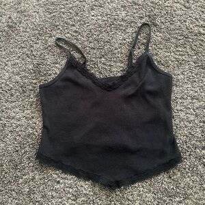 Hollister Black Lace Detail Cami